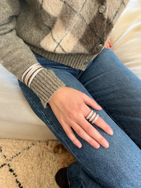 Three Double Row Parallel Ring