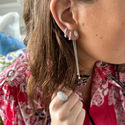 Conscious Behind Ear Double Chain