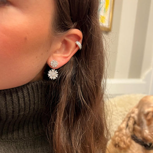 Flower Behind Ear Ørestik (Large)