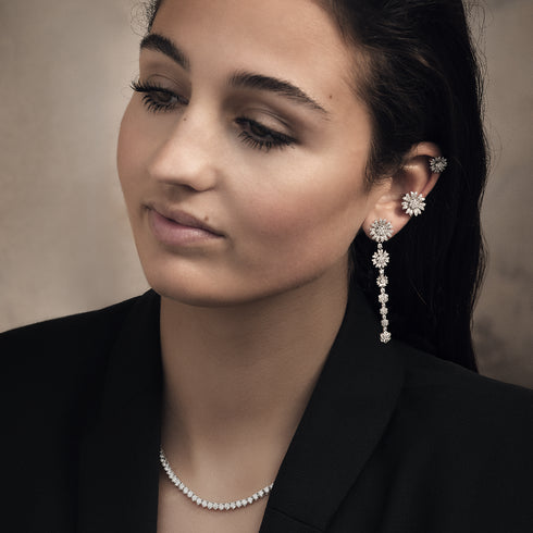 Flower Drop Øreringe