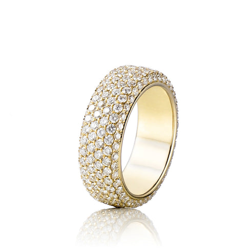 Bred Pavé Ring