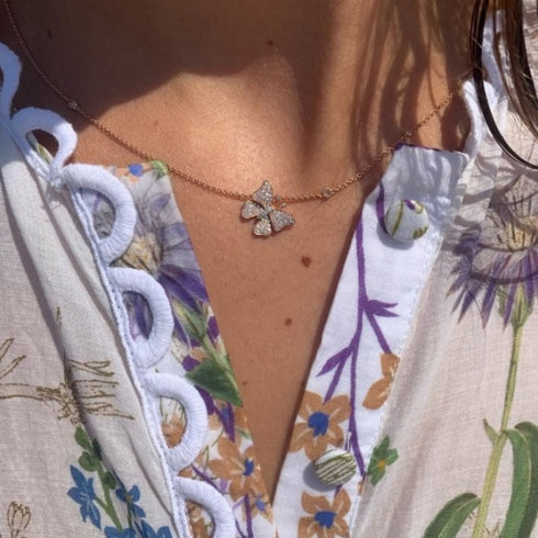 Fairytale Dangling Butterfly Halskæde