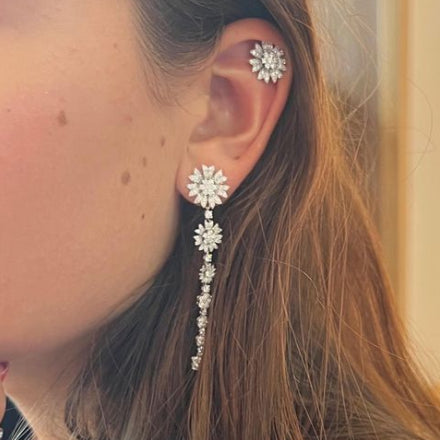 Flower Drop Øreringe