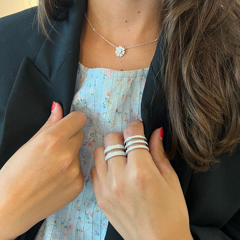 Two Double Row Parallel Ring